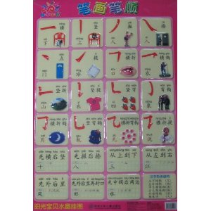 幼儿初学汉子笔画