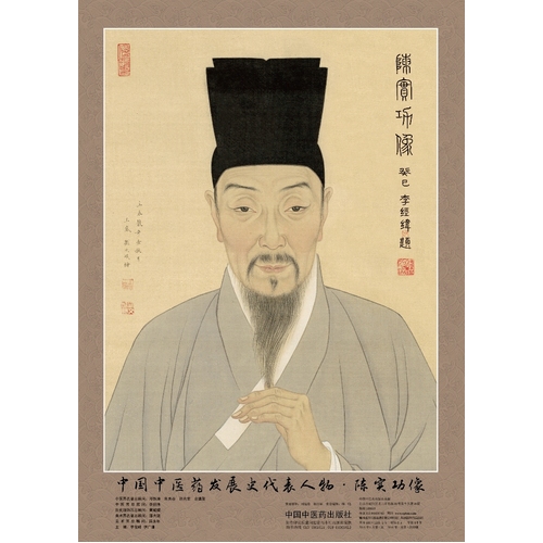 中发展史人物.陈实功像 -中历史名家画像最全系列